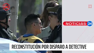 Reconstitución por disparo que hirió a detective Danitza Araya | 24 Horas TVN Chile