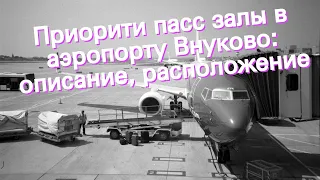 Приорити пасс залы в аэропорту Внуково: описание, расположение