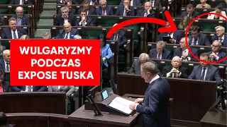 Podczas exposé Tuska padło przekleństwo? Nagranie niesie się po sieci