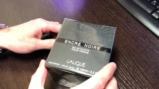 Lalique Encre Noire Распаковка