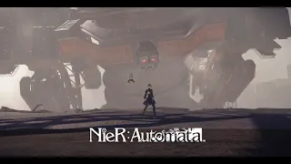 Nier: Automata Прохождение ►ПРОЛОГ - ЗАБРОШЕННАЯ ФАБРИКА / БОССЫ: ЦИРКУЛЯРНАЯ ПИЛА - ГОЛИАФ  ► #1