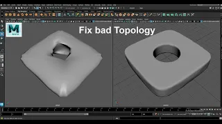 Clean Booleans in Maya 2023