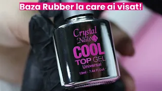 Contructie unghii Pas cu Pas | Compact Rubber Base Gel Cover Pink | Crystal Nails Romania