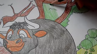 Ferdinand Movie  and Ferdinand Coloring Book Pages Video for Kids