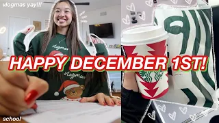 DECEMBER 1ST VLOG! | Vlogmas Day 1!