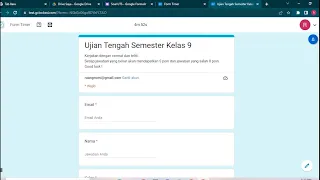 Tutorial Cara Membatasi Waktu Ujian Online di Google Form dengan Menggunakan Timer Tampilan Terbaru