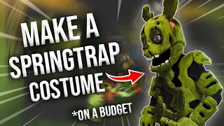 How to Make a Springtrap Costume - ON A BUDGET!