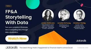 FP&A Storytelling With Data (Datarails Webinar)