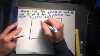 Multiplying Fractions-word problems