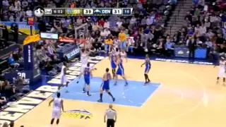 Timofey Mozgov Highlights 23.12.2013 Warriors vs Nuggets - 14 pts, 11 rebs, 2 blks