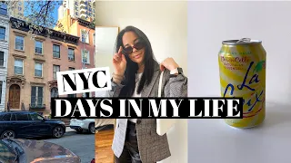 WEEK IN MY LIFE IN NYC part 1: closet clean out, selling on Poshmark, apartment updates, more food!
