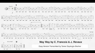 My Way on Guitar " Easy Version with Tabs "