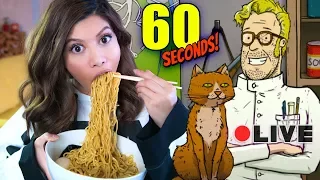 SO MANY CATS, SO MANY NOODLES (which to eat?)