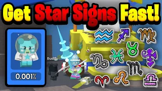 How To Farm *STAR SIGNS* Easiest Methods! | Bee Swarm Sticker Update