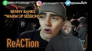 American Reacts | BENNY BANKS - Warm Up Sessions [GoHammTV]