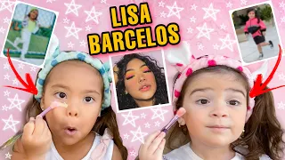 ME TRANSFORMEI NA LISA BARCELOS ** Make, look e cabelo ** | ft. Maria Flôr Mascarenhas