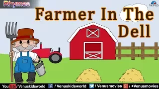 Jack & Jill Rhyme ~ Farmer in the dell | English Popular Nursery Rhymes For Kids