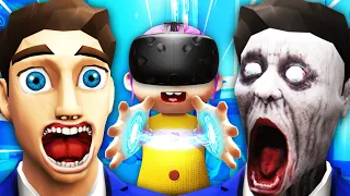 EVIL BABY Turns PARENTS Into SCP MONSTERS (Baby Hands VR Funny Gameplay)