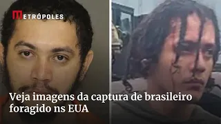 Veja imagens da captura de brasileiro foragido ns EUA