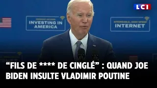 “Fils de **** de cinglé” : quand Joe Biden insulte Vladimir Poutine