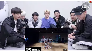 BTS Reaction to Blackpink "Forever young"  Dance practice [Fanmade 💜]