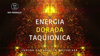 ⚡️ TAQUIONIC GOLDEN ENERGY 👽 ARCTURIAN HEALING CHAMBER | Vivi Pedraglio