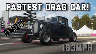 Forza Horizon 4|| The Fastest drag car. RWD (Tune + Build