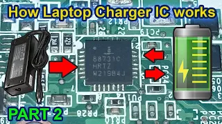 How Laptop Charger IC works | Part 2 | ISL88731C | Battery and AC Adapter Simulation