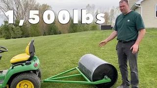 48" Lawn Roller DIY - Ohio Steel Conversion