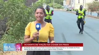 Cinco pessoas ficaram feridas num acidente de viação na cidade da Praia | Fala Cabo Verde