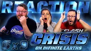 The Flash 6x9 REACTION!! "Crisis on Infinite Earths: Part Three"