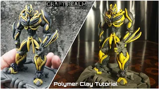 How to Make Bumblebee from Transformers Age of Extinction using clay | clay model