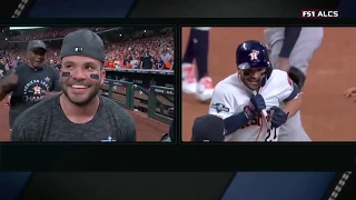 Jose Altuve doesn't want his jersey ripped following ALCS homerun, possibly hiding buzzers