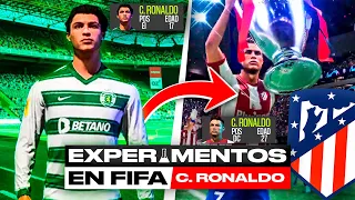 SIMULO LA CARRERA DE CRISTIANO RONALDO COMO SI EMPEZASE A JUGAR HOY.. Y ES MEJOR QUE EN LA VIDA REAL