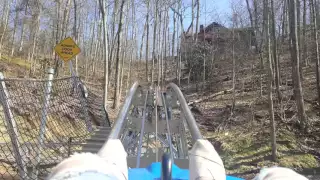 Mountain coaster fail