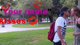 your name kissing prank