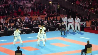 World championships 2016, kata team male final  FRA vs JPN