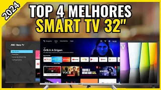 Qual Melhor SMART TV 32 POLEGADAS em 2024? Tem SMART TV CUSTO BENEFÍCIO samsung, lg | SMART TV 32