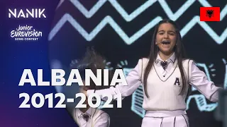 ALBANIA 🇦🇱 in Junior Eurovision 2012-2021 | #NANIK