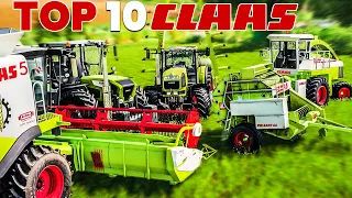 TOP 10 CLAAS MODS | Farming Simulator 19
