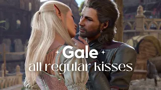 NEW Patch 6 Gale ALL regular kisses 🥵💋❤️ | Baldur's Gate 3 | 4K