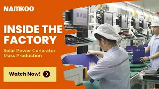 Inside The Factory | 1kW Solar Power Generator | Mass Production