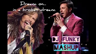 Aerosmith vs Simon Le Bon (Duran Duran) - Dream on in a broken dream (DJ Funky Mashup)