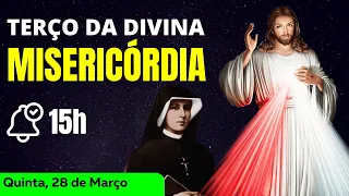 Terço da Misericordia Quinta feira (28/03/2024) 🙏 Terço da Divina Misericórdia