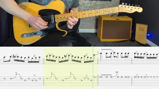 Rock Guitar Solo in C Mixolydian Scale