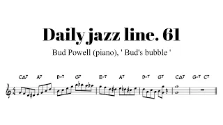 Daily jazz line. 61 / PDF file & backing track