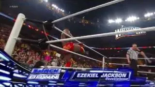 WWE Ezekiel Jackson vs David Otunga 20.02.2012 .русс,озв от 545TV.