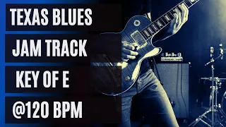 Texas Blues Guitar Backing Track on key of E 120 BPM