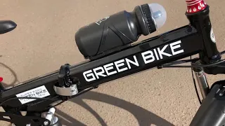 Велосипед Green Bike на литых дисках Черный