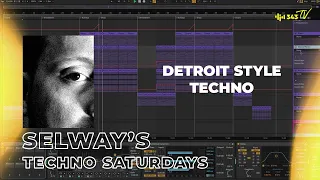 Making a Detroit Style Techno Track | Selway's Techno Saturdays with John Selway